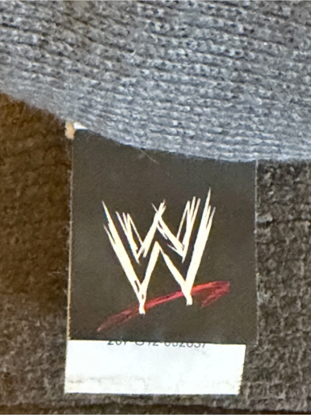 WWE Rise Above Hate Youth OSFM Black Gray Striped Knit Beanie